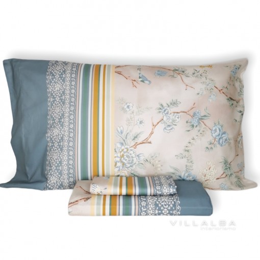 Compra juego de sabanas Pallanza azul de Bassetti_Villalba Interiorismo