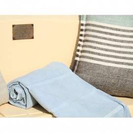 Compra toalla playa Amalfi azul de Linen Silk en Villalba Interiorismo